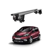 Bare transversale portbagaj auto aluminiu compatibile plafon neted Renault Scenic XMOD 2009-2013 argintii sau negre Cod: CB200101 Kit-105
