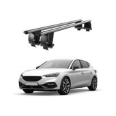 Bare transversale portbagaj auto aluminiu compatibile plafon neted Seat Leon Mk4 2020-> argintii sau negre Cod: CB200101 Kit-101