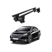 Bare transversale portbagaj auto aluminiu compatibile plafon neted Toyota Avensis T270 2009-2011 argintii sau negre Cod: CB200101 Kit-109