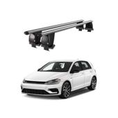 Bare transversale portbagaj auto aluminiu compatibile plafon neted Volkswagen Golf 7 5G 2012-2019 argintii sau negre Cod: CB200101 Kit-105