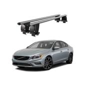 Bare transversale portbagaj auto aluminiu compatibile plafon neted Volvo S60 Y20 2010-2018 argintii sau negre Cod: CB200101 Kit-104