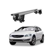 Bare transversale portbagaj auto aluminiu compatibile plafon neted Volvo V60 Cross Country 2011-2018 argintii sau negre Cod: CB200101 Kit-104