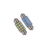 Bec auto LED SOFIT 11X39 1210 cu 12 SMD ALB 12V JSUN42 ( pret pe set )