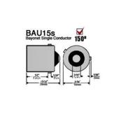 Bec o faza T.N.  24V 21W  BAU15S  Portocaliu ART- Pret pe set 10 bucati