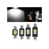 Bec sofit 31mm 6SMD 3030 12V Canbus 300 lumen Lumina alba Cod: HH031