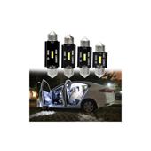 Bec sofit 31mm SMD 1860 12V Canbus 300 lumen Lumina alba Cod: HH028