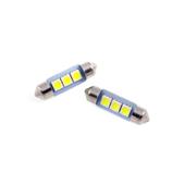 Bec sofit tip siguranta 31mm 3SMD 5050 12V  fara functie Canbus   100lumen   Lumina alba Cod: HH034