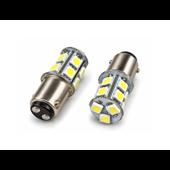 Becuri LED ART P21/5W BAY15D TN Canbus 2 faze 13 SMD 24V lumina alba set 2 bucati