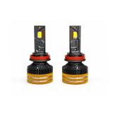 Becuri LED H11 CANBUS cu control prin aplicatie Bluetooth 90W 15000 lumeni 3000K-8000K 12-24V Cod: LX-V88APP-H11