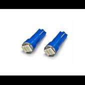 Becuri LED T5 3 SMD 4014 12V lumina albastra set 2 bucati Cod: H4039B
