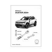 Bullbar auto fata negru mat  Dacia Duster III 2024-> cu kit montaj Cod: 6166D3