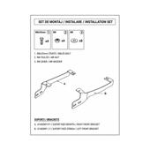 Bullbar auto fata negru mat  Dacia Duster III 2024-> cu kit montaj Cod: 6166D3