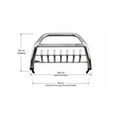 Bullbar fata inox universal pentru SUV 100 cm Cod: D0401S3