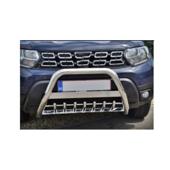 Bullbar inox compatibil Dacia Duster II 2018-2024 cu kit montaj inclus Cod: DST-2-0401S3