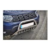 Bullbar inox compatibil Dacia Duster II 2018-2024 cu kit montaj inclus Cod: DST-2-0401S3