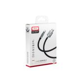 Cablu incarcare 6A si transfer date USB-A la USB-C 1.2 m negru XO Cod: XO-NB227C