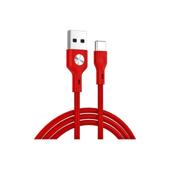 Cablu incarcare USB-A la USB-C 3A 1 m rosu IdealSTORE Cod: GC-60T