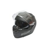 Casca moto integrala negru mat cu viziera transparenta si ochelari de soare, marimea L Arcane II Cod: DISTM82