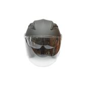 Casca moto tip jet neagra, model urban cu viziera transparenta si ochelari de soare, marimea L Cod: DISTM80