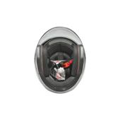 Casca moto tip jet neagra, model urban cu viziera transparenta si ochelari de soare, marimea L Cod: DISTM80