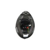 Casca motocross integrala negru mat cu viziera transparenta si ochelari de soare, marimea L Lion Cod: DISTM86