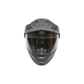 Casca motocross integrala negru mat cu viziera transparenta si ochelari de soare marimea XL Lion Cod: DISTM87