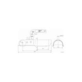Cupla remorca 1300 kg pentru ax patrat 70 mm Cod: 1300J