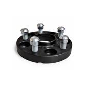 Distantier janta auto 20 mm 5x120 centrare 64.1-67.1 prindere dubla cu piulite M14x1.5 aluminiu forjat negru Cod: DST3036