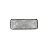 Dreptunghi reflectorizant cu adeziv alb fata 90x32mm  Cod: TR015