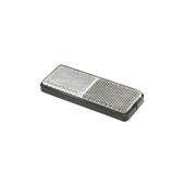 Dreptunghi reflectorizant cu adeziv alb fata 90x32mm  Cod: TR015
