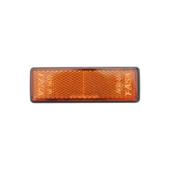 Dreptunghi reflectorizant cu adeziv galben spate 90x32mm Cod: BK98487