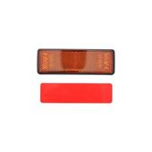 Dreptunghi reflectorizant cu adeziv galben spate 90x32mm Cod: TR015