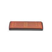 Dreptunghi reflectorizant cu adeziv galben spate 90x32mm Cod: TR015