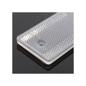 Dreptunghi reflectorizant culoare Alba  5cmx15cm Cod: HUJ002