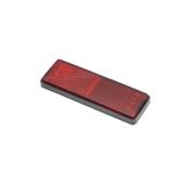 Dreptunghi reflectorizant  rosu spate 90x32mm Cod: DISDC43