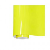 Folie auto PET Premium galben lamaie lucios pentru colantare caroserie cu tehnologie anti-bule 1m x 1.52m Cod: SP065X