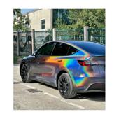 Folie auto PET Premium cameleon metalizat perla pentru colantare caroserie cu tehnologie anti-bule 1m x 1.52m Cod: SP1202P