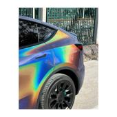 Folie auto PET Premium cameleon metalizat perla pentru colantare caroserie cu tehnologie anti-bule 1m x 1.52m Cod: SP1202P