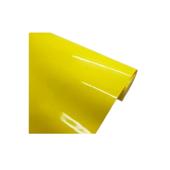 Folie auto PET Premium galben lucios pentru colantare caroserie cu tehnologie anti-bule 1m x 1.52m Cod: SP070X
