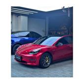 Folie auto PET Premium rosu liquid metal cherry red pentru colantare caroserie cu tehnologie anti-bule 1m x 1.52m Cod: SP1026V