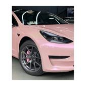 Folie auto PET Premium roz Phantom Sakura pentru colantare caroserie cu tehnologie anti-bule 16m x 1.52m Cod: SP3032V