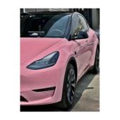 Folie auto PET Premium roz lucios pentru colantare caroserie cu tehnologie anti-bule 18m x 1.52m Cod: SP512L