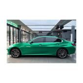 Folie auto PET Premium verde Isle of Man pentru colantare caroserie cu tehnologie anti-bule 1m x 1.52m Cod: SP1008V