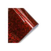 Folie auto autocolant PET Premium carbon forjat rosu cu tehnologie anti-bule 1.52m x 1m Cod: PET10159