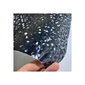 Folie auto autocolant PVC negru cu model 3D 1.52m x 1m cu tehnologie eliminare bule Cod: KM1009