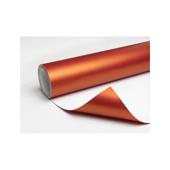 Folie auto portocaliu satinat crom mat pentru colantare caroserie 1m x 1.52m Cod: 1612A