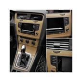 Folie carbon 3D culoare aurie latime 1.27mx1m