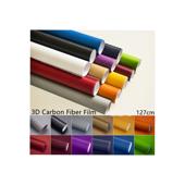 Folie carbon 3D verde pentru colantare auto 1.27m x 28m Cod: KM9008