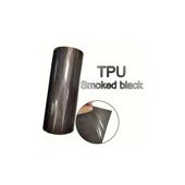 Folie far stop premium PPF TPU 7.5 mil fumuriu smoky black 60x60cm Cod: TU002