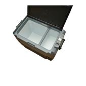 Frigider auto portabil cu compresor 45L 12V 24V 220V 60W zona dubla de racire afisaj LCD Cod: BK99977